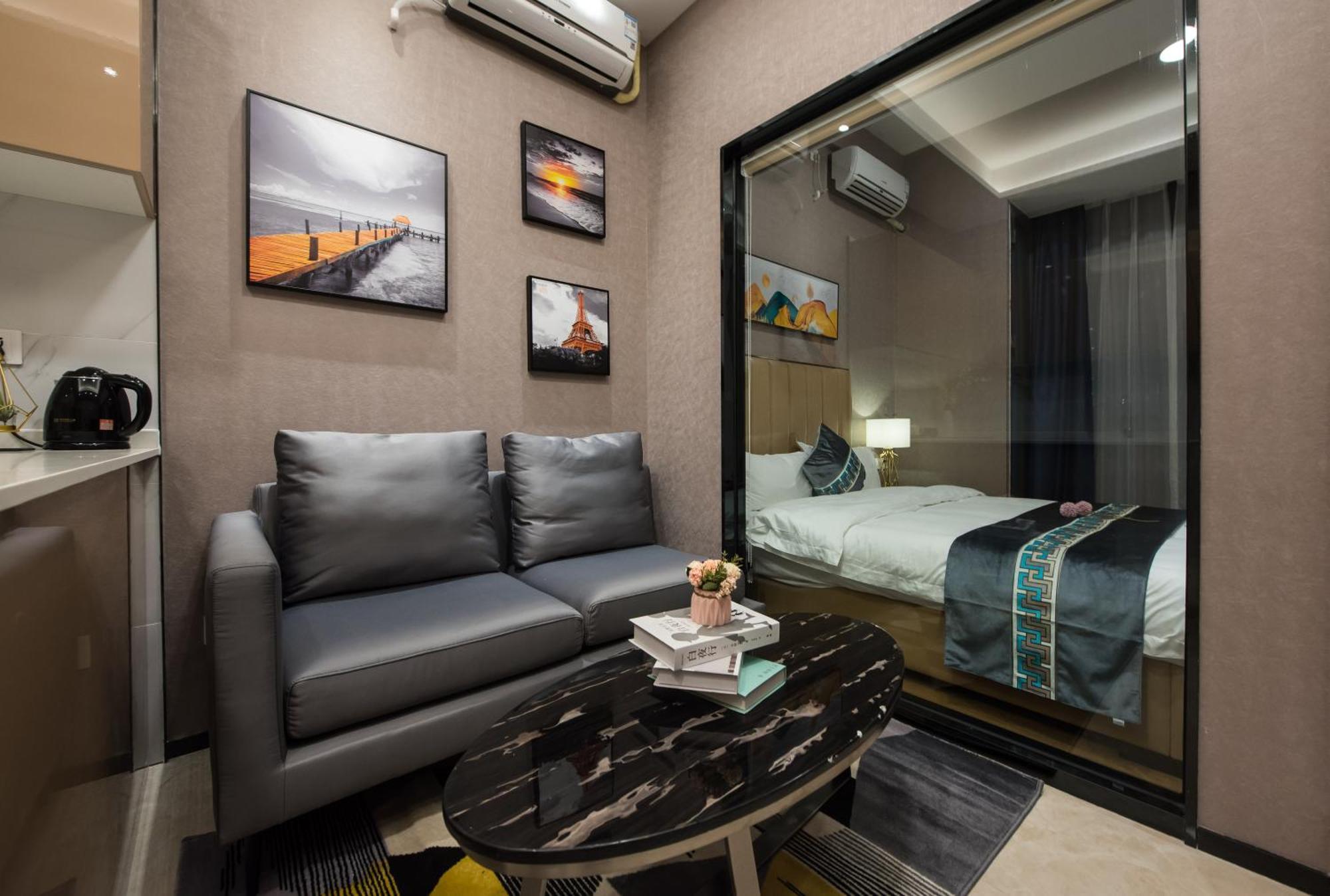 Gepai Executive Apartment - Shenzhen Futian Convention And Exhibition Center Екстер'єр фото