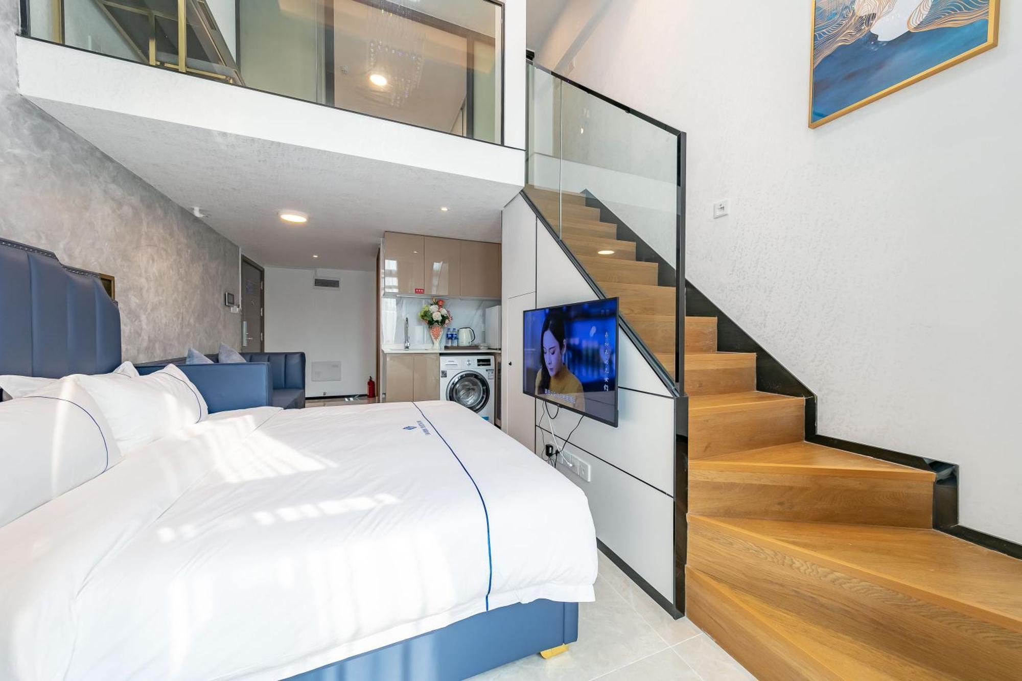 Gepai Executive Apartment - Shenzhen Futian Convention And Exhibition Center Екстер'єр фото